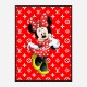 LV Minnie Red Art Print LV Minnie Red Art Print