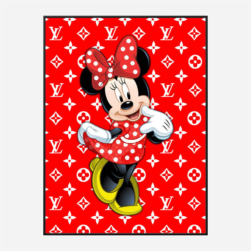 LV Minnie Red Art Print LV Minnie Red Art Print