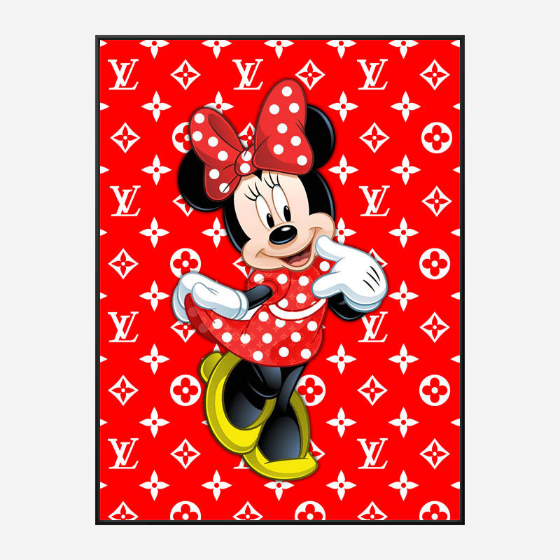 LV Minnie Red Art Print LV Minnie Red Art Print