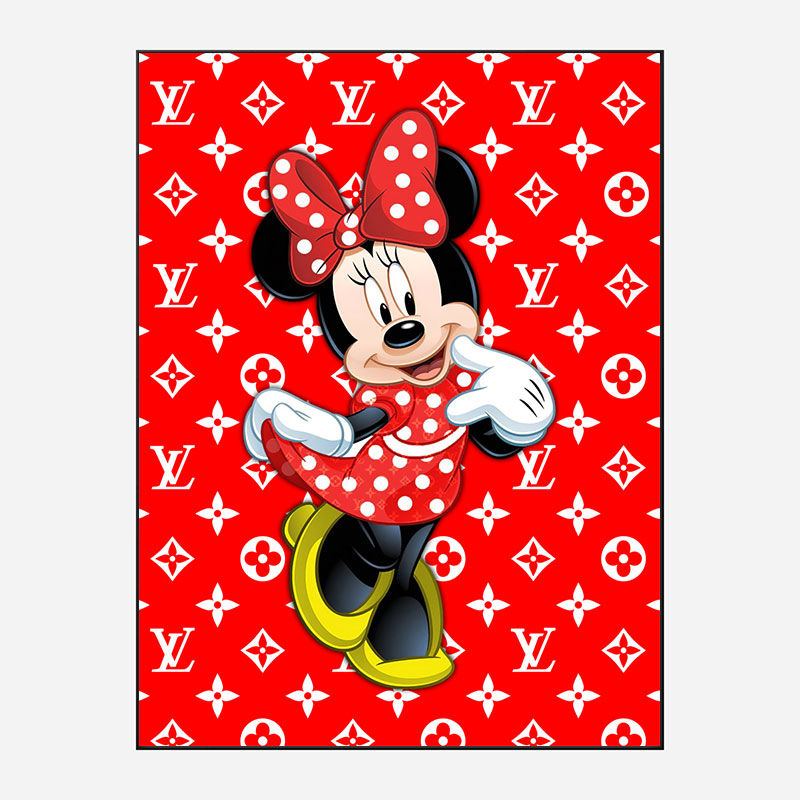 LV Minnie Red Art Print LV Minnie Red Art Print