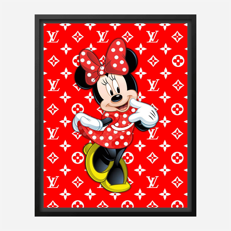 LV Minnie Red Art Print LV Minnie Red Art Print