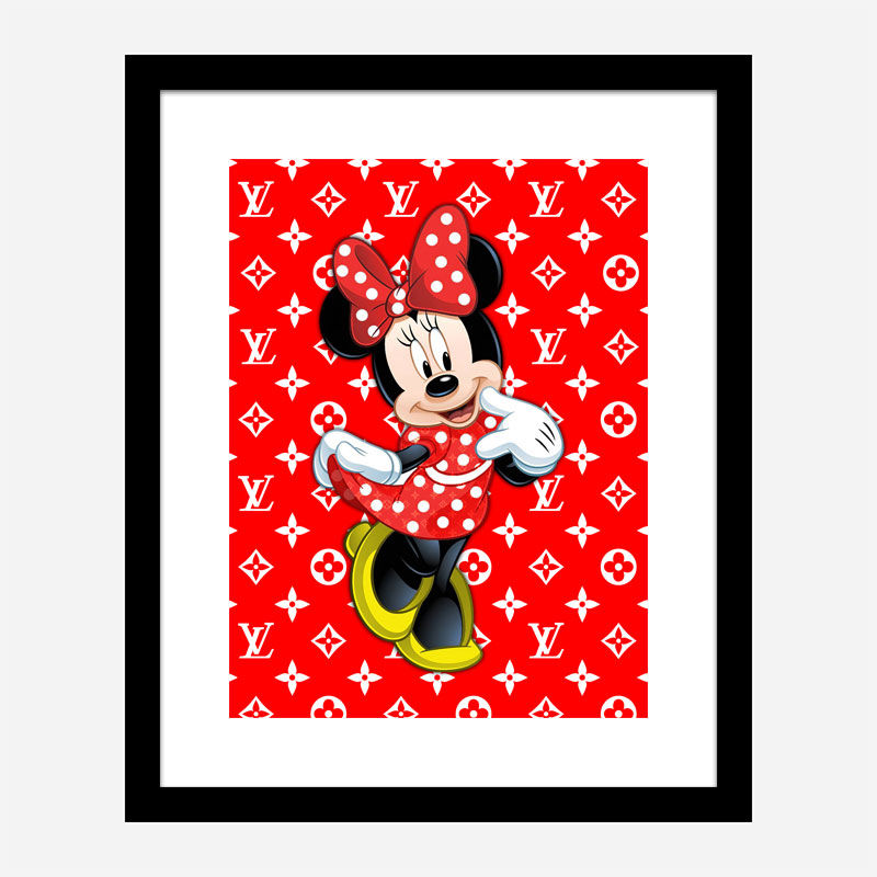 LV Minnie Red Art Print LV Minnie Red Art Print