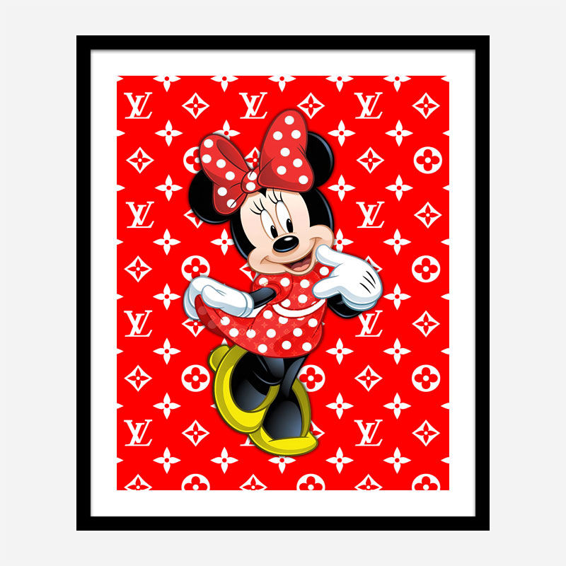LV Minnie Red Art Print LV Minnie Red Art Print