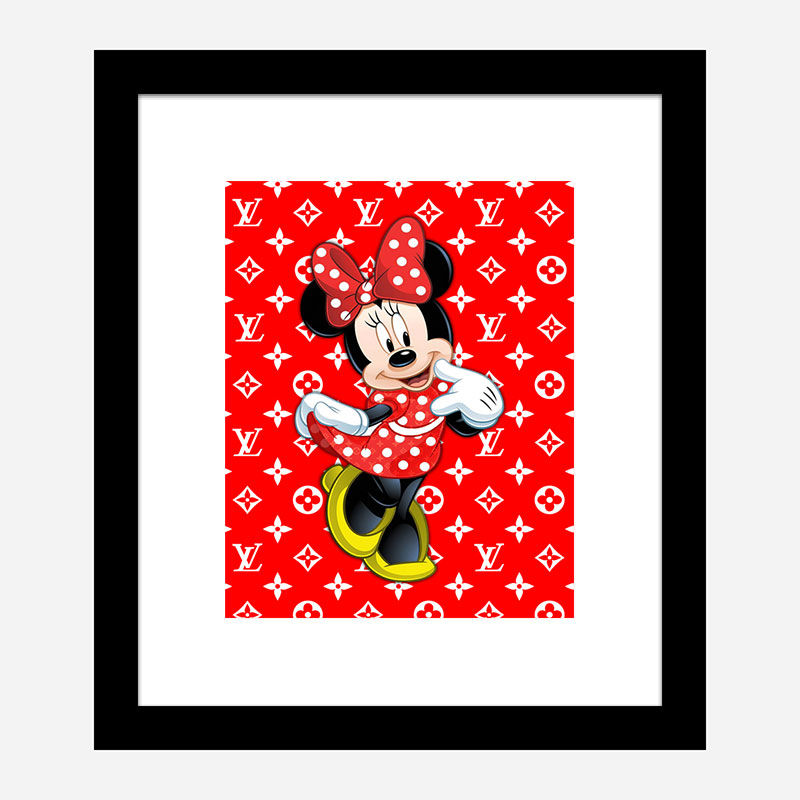 LV Minnie Red Art Print LV Minnie Red Art Print