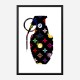 LV Black Grenade Wall Art LV Black Grenade Wall Art