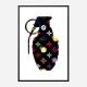 LV Black Grenade Wall Art LV Black Grenade Wall Art