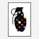 LV Black Grenade Wall Art LV Black Grenade Wall Art