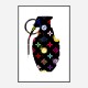 LV Black Grenade Wall Art LV Black Grenade Wall Art