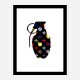 LV Black Grenade Wall Art LV Black Grenade Wall Art