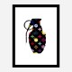 LV Black Grenade Wall Art LV Black Grenade Wall Art