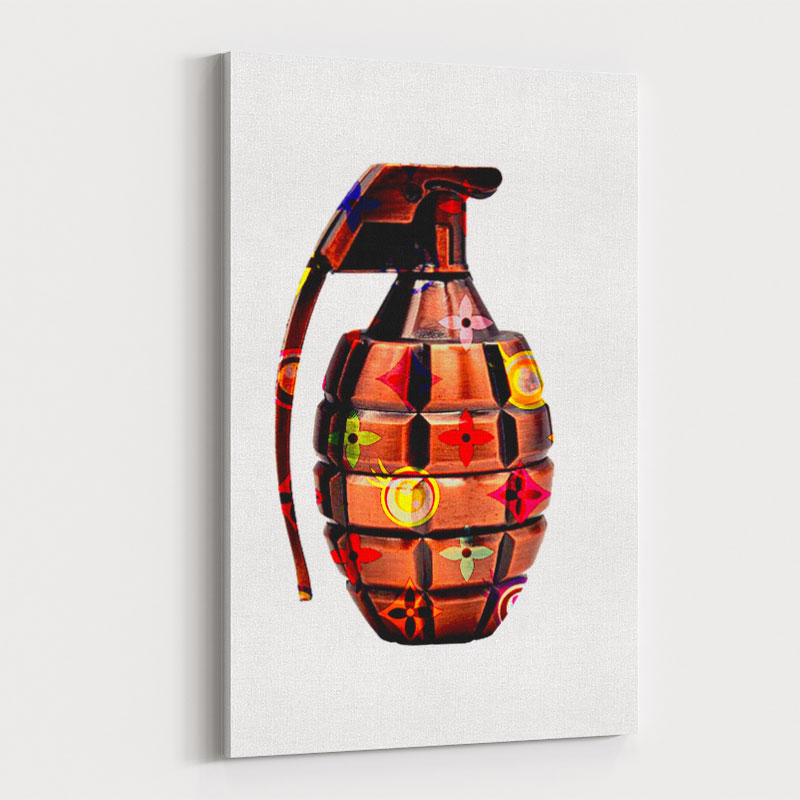 LV Bronze Grenade Wall Art LV Bronze Grenade Wall Art