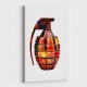 LV Bronze Grenade Wall Art LV Bronze Grenade Wall Art