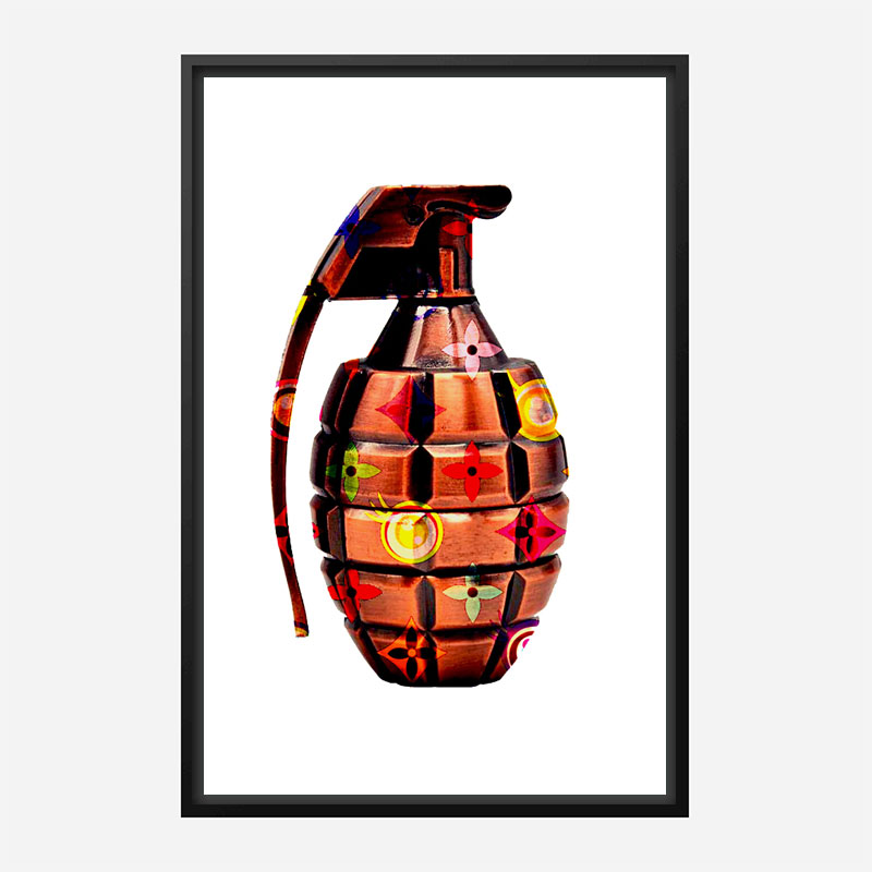 LV Bronze Grenade Wall Art LV Bronze Grenade Wall Art
