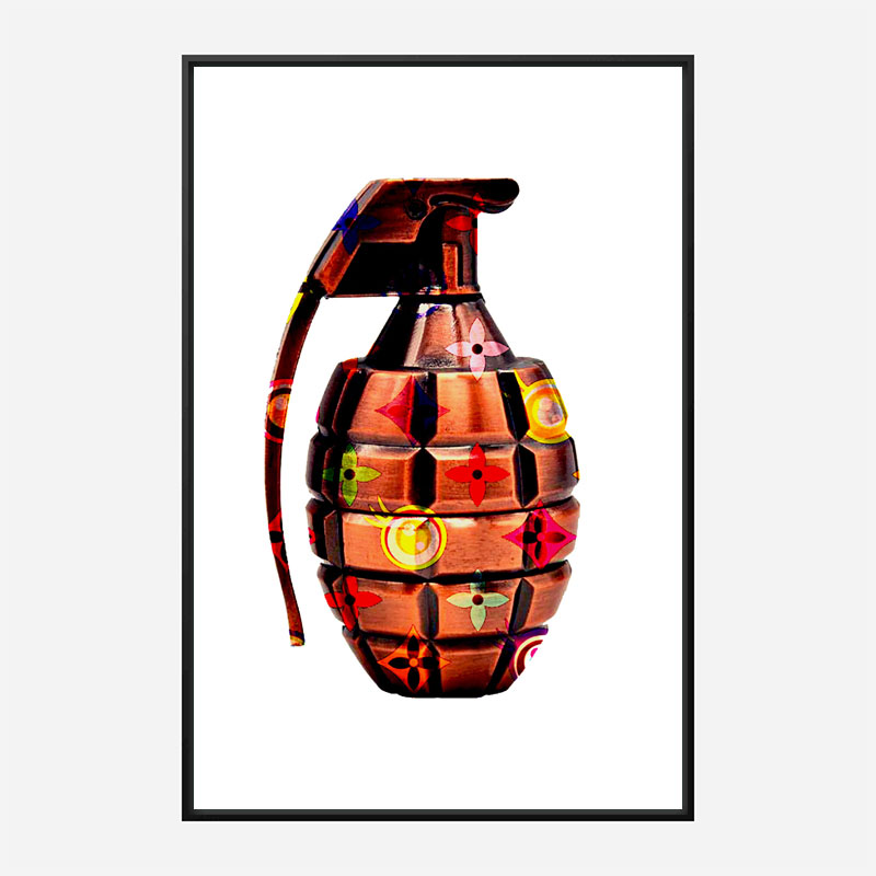 LV Bronze Grenade Wall Art LV Bronze Grenade Wall Art