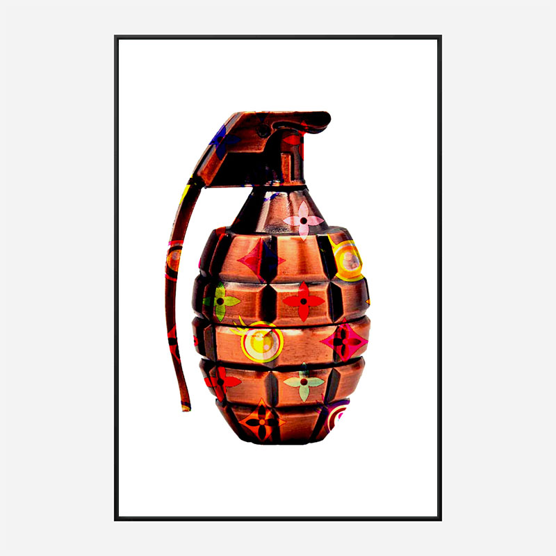 LV Bronze Grenade Wall Art LV Bronze Grenade Wall Art