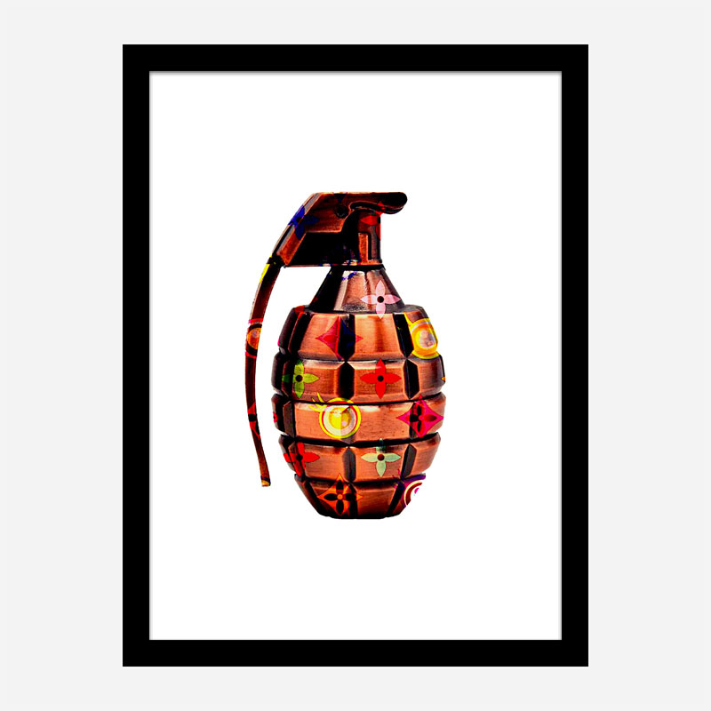 LV Bronze Grenade Wall Art LV Bronze Grenade Wall Art