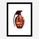LV Bronze Grenade Wall Art LV Bronze Grenade Wall Art