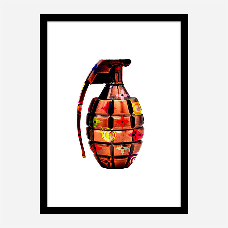 LV Bronze Grenade Wall Art LV Bronze Grenade Wall Art