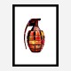 LV Bronze Grenade Wall Art LV Bronze Grenade Wall Art