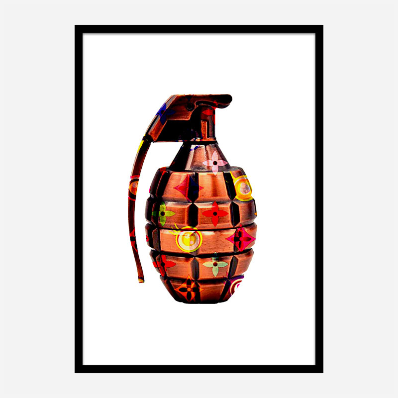 LV Bronze Grenade Wall Art LV Bronze Grenade Wall Art