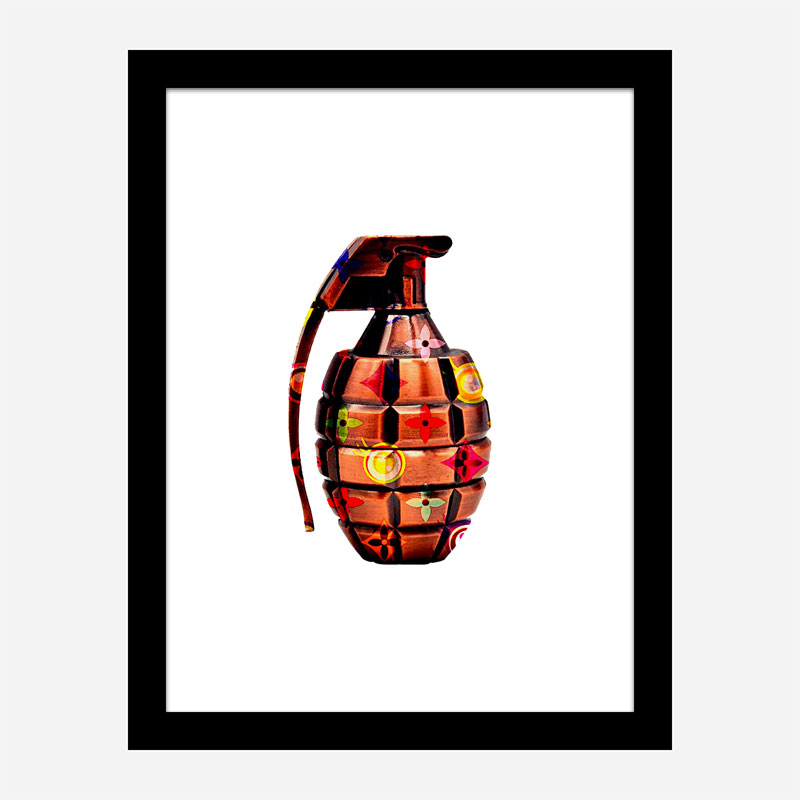 LV Bronze Grenade Wall Art LV Bronze Grenade Wall Art