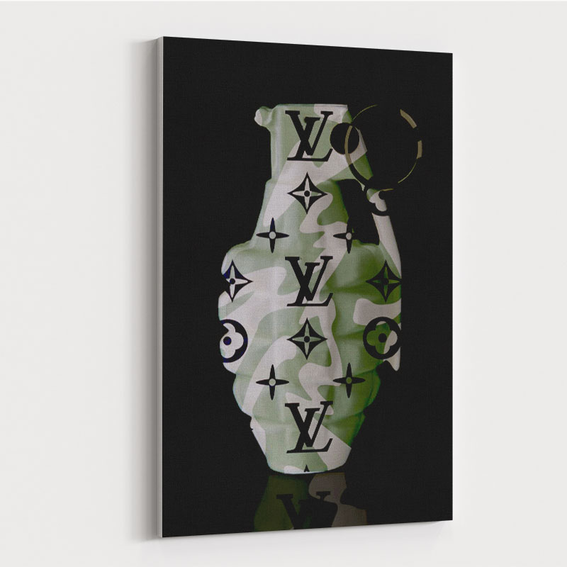 LV Camo Grenade Wall Art LV Camo Grenade Wall Art