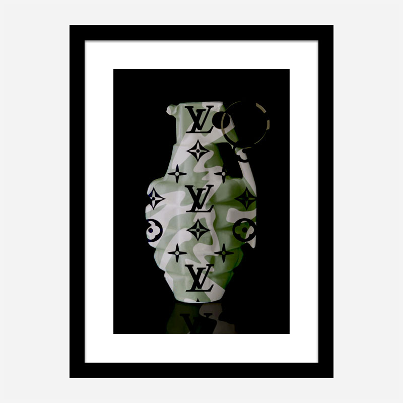 LV Camo Grenade Wall Art LV Camo Grenade Wall Art