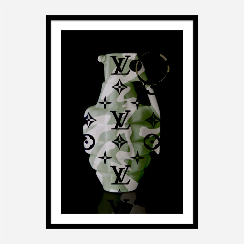 LV Camo Grenade Wall Art LV Camo Grenade Wall Art