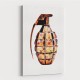 LV Gold Grenade Wall Art LV Gold Grenade Wall Art