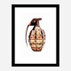 LV Gold Grenade Wall Art LV Gold Grenade Wall Art