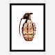 LV Gold Grenade Wall Art LV Gold Grenade Wall Art