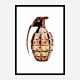 LV Gold Grenade Wall Art LV Gold Grenade Wall Art