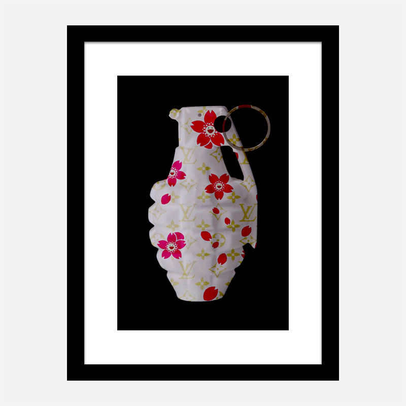 LV Flowers Grenade Wall Art LV Flowers Grenade Wall Art