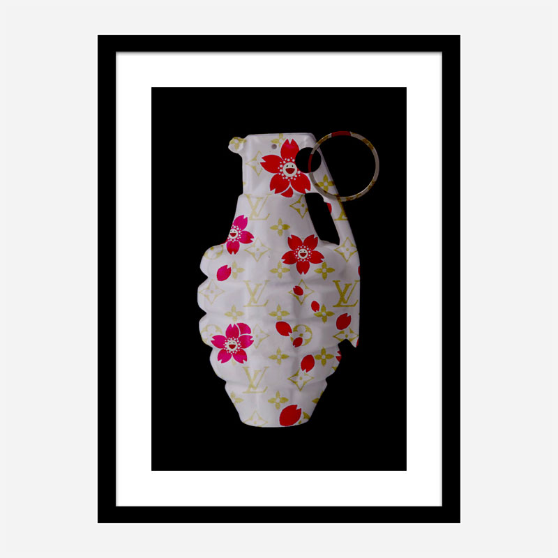 LV Flowers Grenade Wall Art LV Flowers Grenade Wall Art