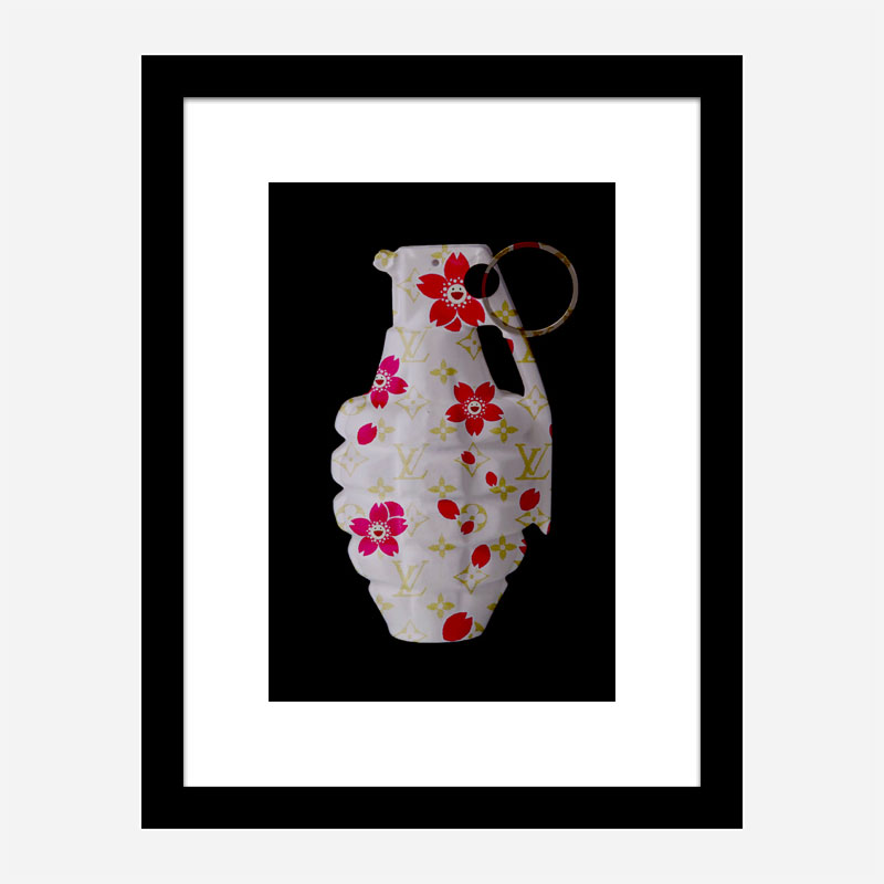 LV Flowers Grenade Wall Art LV Flowers Grenade Wall Art