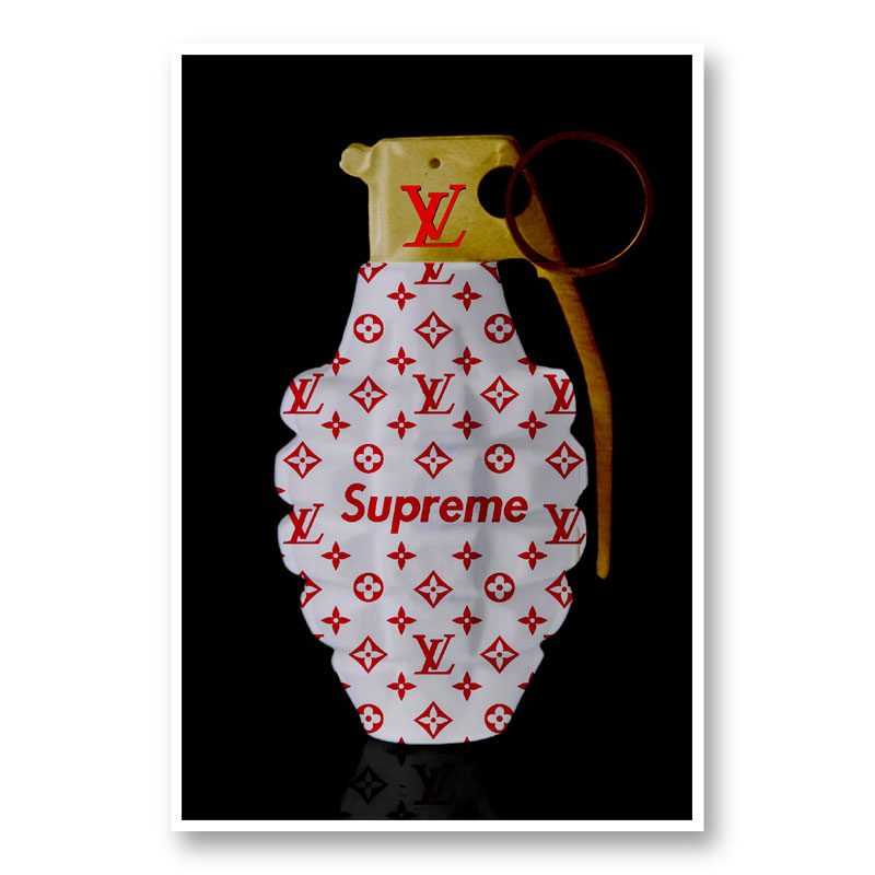 LV Supreme Grenade Wall Art LV Supreme Grenade Wall Art