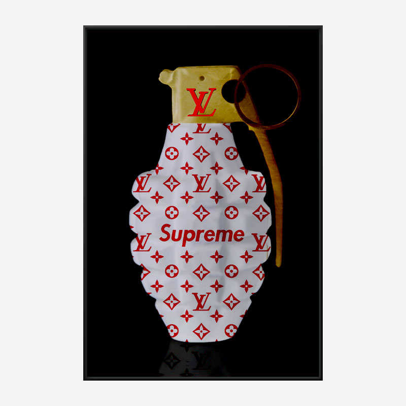 LV Supreme Grenade Wall Art LV Supreme Grenade Wall Art