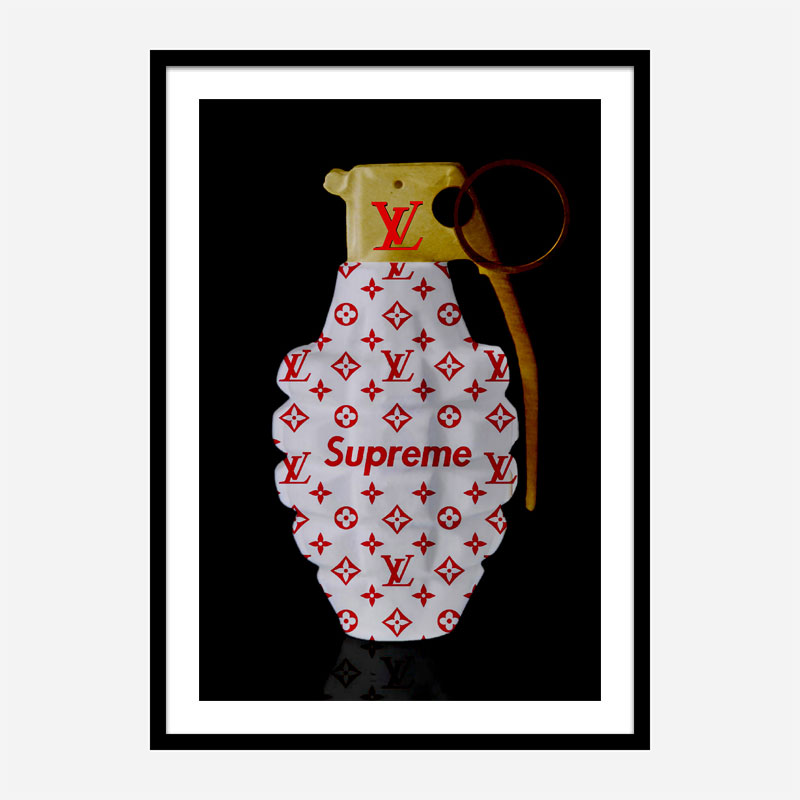 LV Supreme Grenade Wall Art LV Supreme Grenade Wall Art