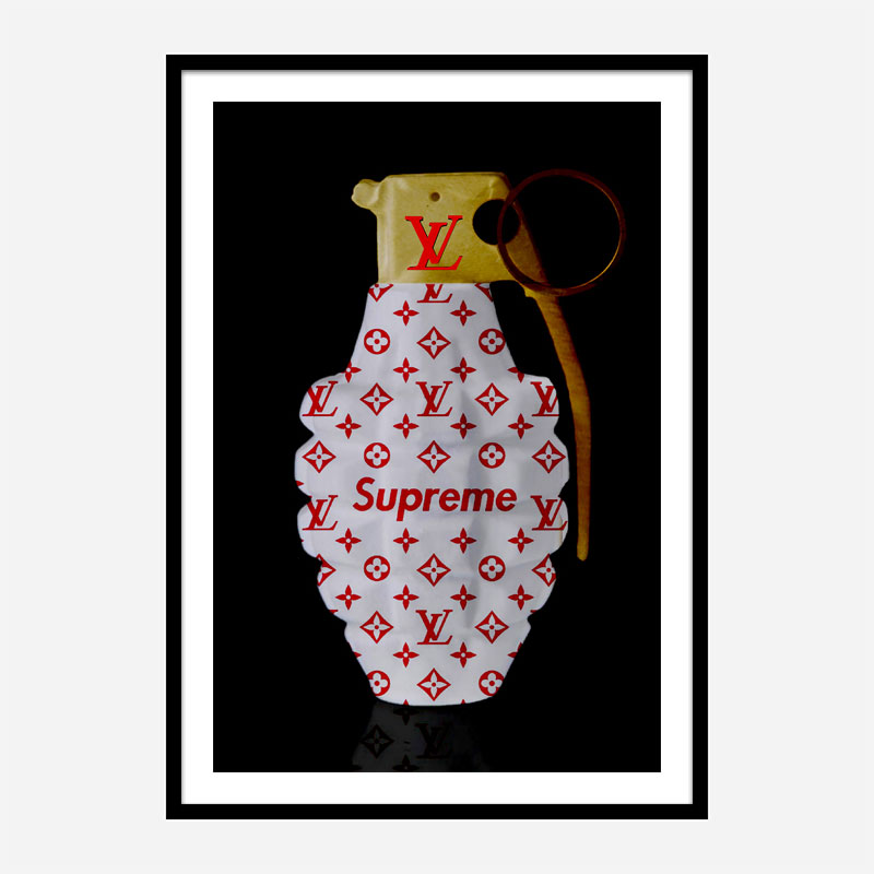 LV Supreme Grenade Wall Art LV Supreme Grenade Wall Art