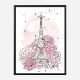 Eiffel Tower in Blossom Art Print