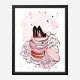 Macaroon Shoes Art Print