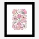 Perfume and Flowers Art Print