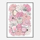 Perfume and Flowers Art Print