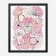 Perfume and Flowers Art Print