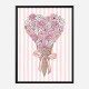 Ice Cream Flowers Art Print