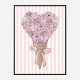 Ice Cream Flowers Art Print