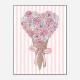 Ice Cream Flowers Art Print