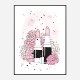 Lipstick and Flowers Art Print Lipstick and Flowers Art Print