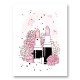 Lipstick and Flowers Art Print Lipstick and Flowers Art Print