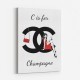 C is For Champagne Art Print C is For Champagne Art Print